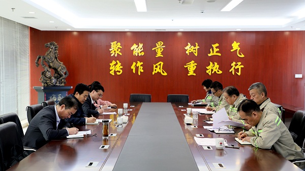 公司黨委副書記、總經(jīng)理周紅指導富平公司 2018年度領(lǐng)導班子專題民主生活會