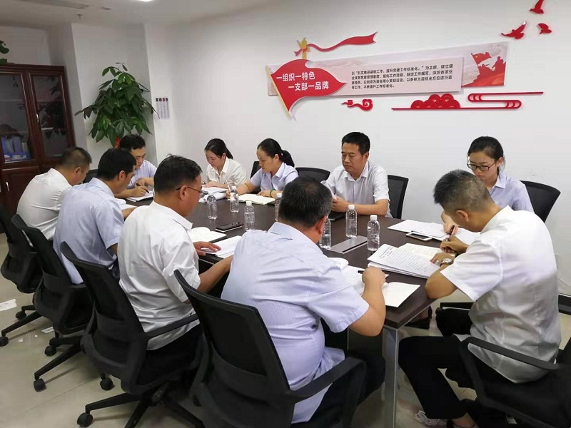 物流貿(mào)易公司召開領導班子“不忘初心、牢記使命”專題民主生活會