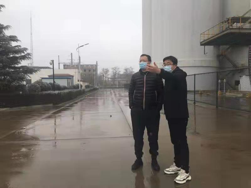 生態(tài)水泥公司黨委書記、董事長張超暉到智引公司檢查指導工作