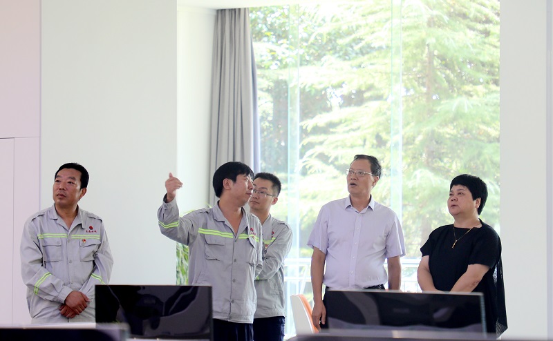 陜煤集團(tuán)黨委委員、總會(huì)計(jì)師楊璇到富平公司調(diào)研