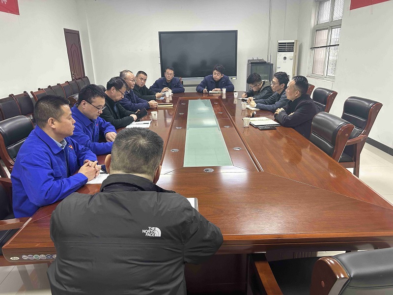 陜西建材科技公司到漢中公司調(diào)研指導工作
