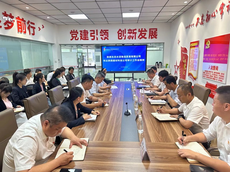 物貿(mào)公司傳達(dá)學(xué)習(xí)陜煤集團(tuán)2023年審計(jì)工作會精神