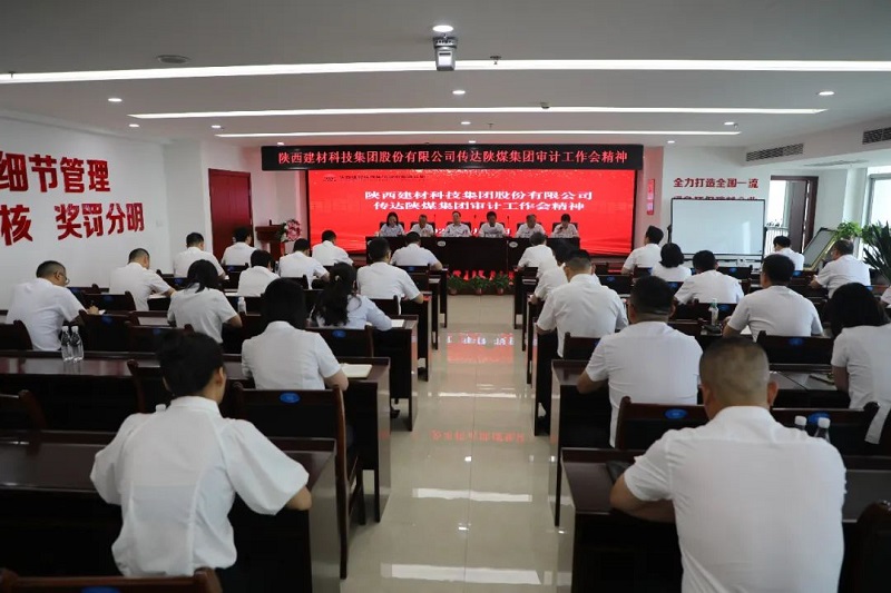 陜西建材科技公司傳達(dá)學(xué)習(xí)陜煤集團2023年審計工作會精神