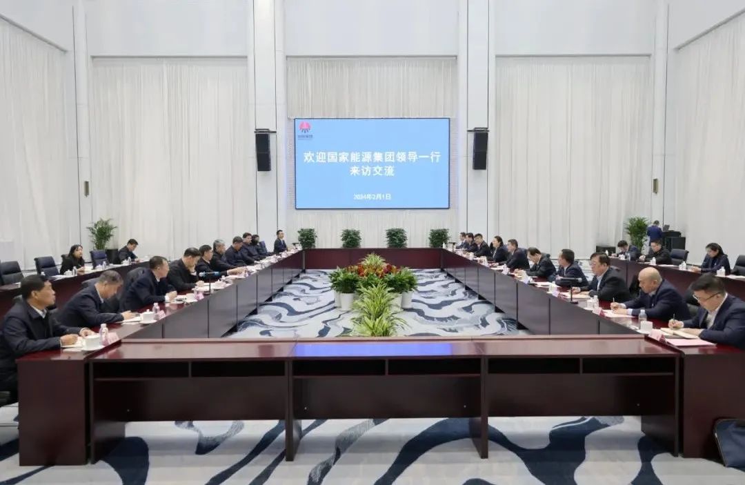 國家能源集團黨組書記、董事長劉國躍一行到陜煤集團座談交流