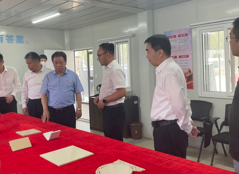 省人大常委會(huì)副主任、渭南市委書記樊維斌一行到龍門綠碳公司調(diào)研指導(dǎo)