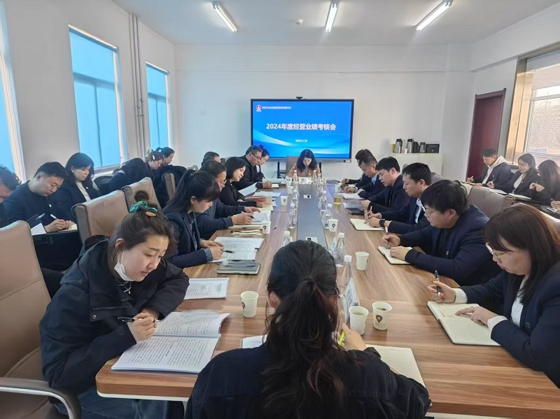 陜西建材科技公司對(duì)物貿(mào)公司開(kāi)展2024年度目標(biāo)責(zé)任考核