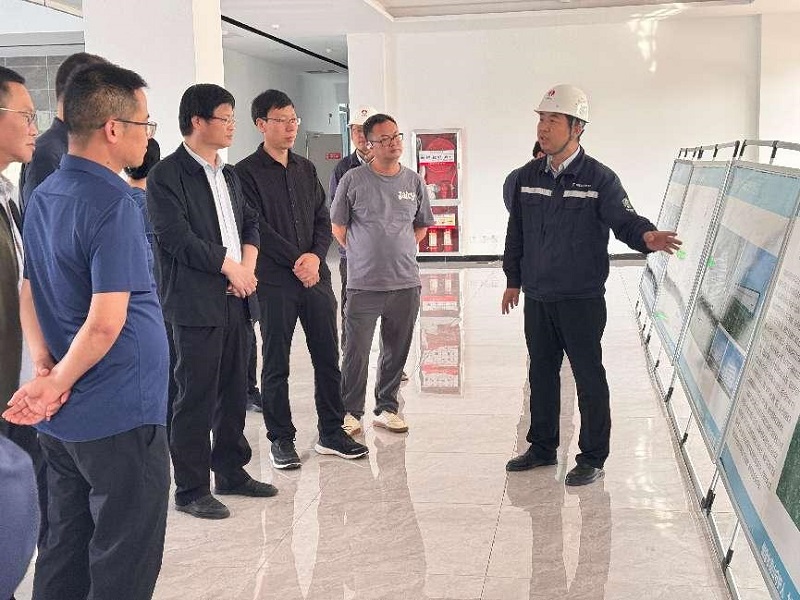 渭南市政協(xié)副主席李文革一行到龍門綠碳公司調(diào)研指導(dǎo)
